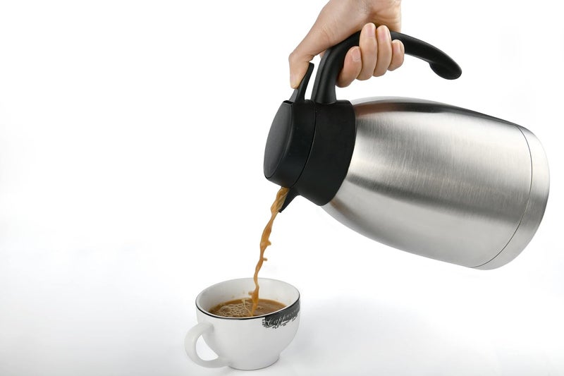 Heritage66 Thermal Coffee Carafe -Triple Wall Vacuum insulated Flask- keeping Beverages Hot for 12 hours /24 hours cold Tea, Water, and Coffee Dispenser (1.5 Liter/50 Oz) - Image 4